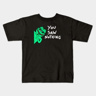 Pepe You Saw Nothing Kids T-Shirt